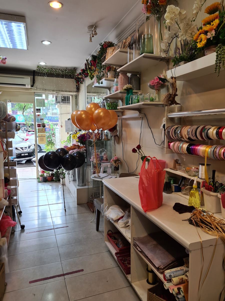 Inside the shop